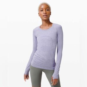 Lululemon Swiftly Tech Long Sleeve 2.0 - Peri Purple/Iced Iris, Size 6